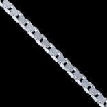 Retiazky na ruku - Náramok strieborný, 1701-19 SR6 • 0 light box chains Dĺžka: 19cm