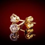 Diamantové náušnice - Náušnice zlaté, diamanty