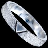 Prstene bez kameňov - Prsteň strieborný, obrúčka