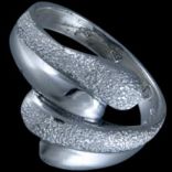 Prstene bez kameňov - Prsteň strieborný, satinovaný