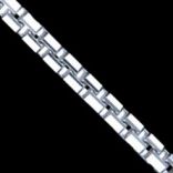 Retiazky na krk - Retiazka strieborná, diamond cut box chains SR6 • 0 Dĺžka: 52cm