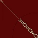 Diamantové náhrdelníky - Retiazka zlatá, trace Dĺžka: 40cm