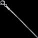 Retiazka strieborná, 1701-19 SR 6 • 0 lihgt box chains Dĺžka: 45cm